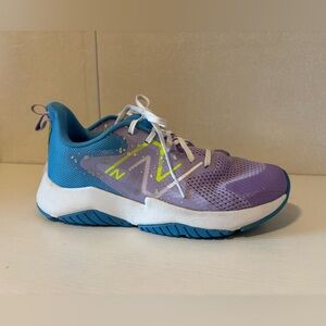 New Balance | Big Kids Purple and Teal Running Shoe | Size 7